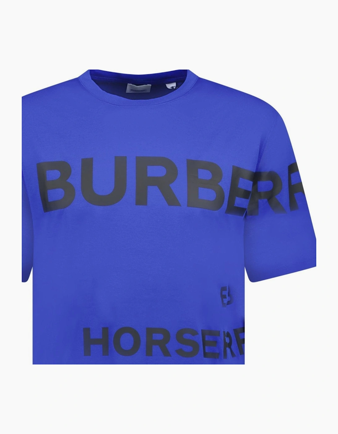 Burberry Horseferry Cotton T-Shirt Blue