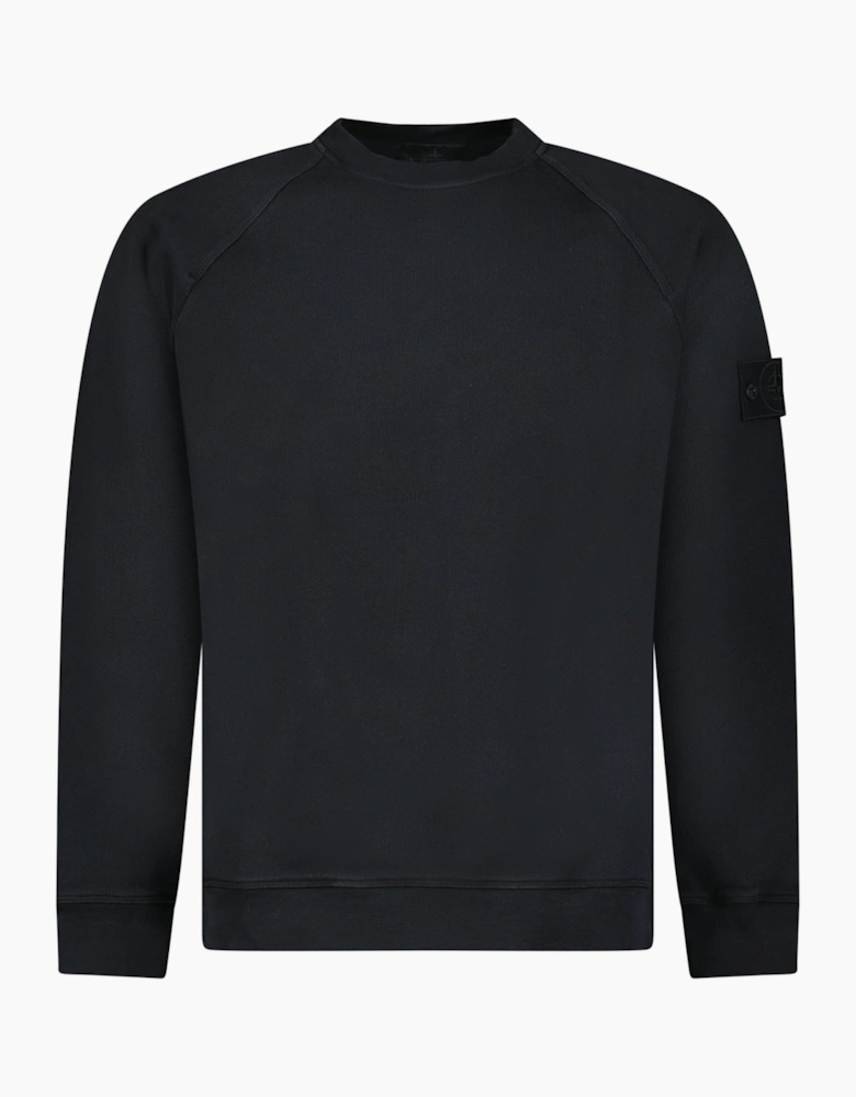 Stone Island Heavy Organic Cotton Ghost Sweatshirt Black