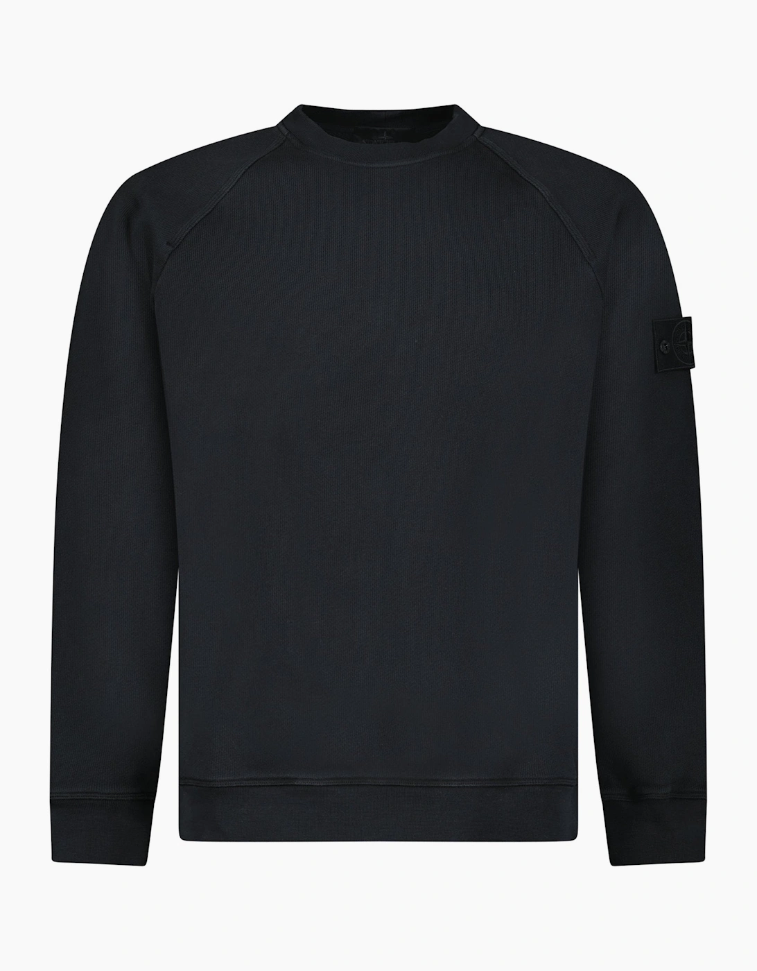 Stone Island Heavy Organic Cotton Ghost Sweatshirt Black
