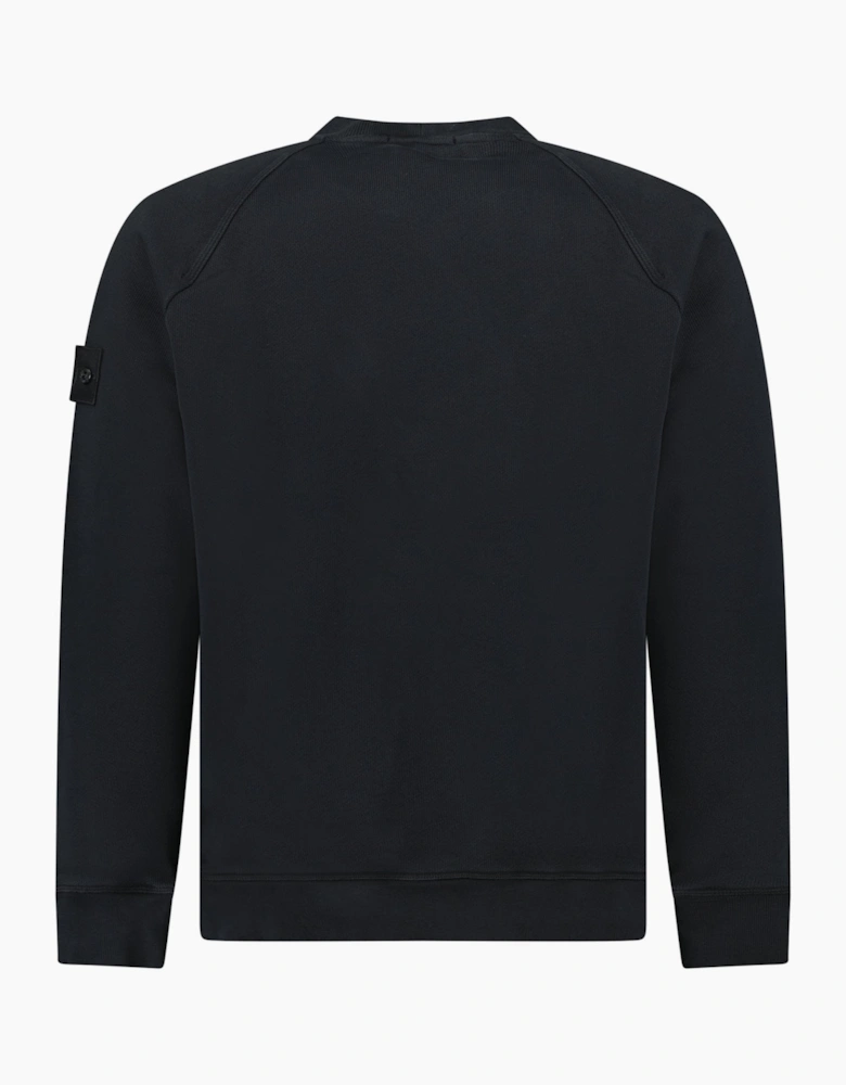Stone Island Heavy Organic Cotton Ghost Sweatshirt Black