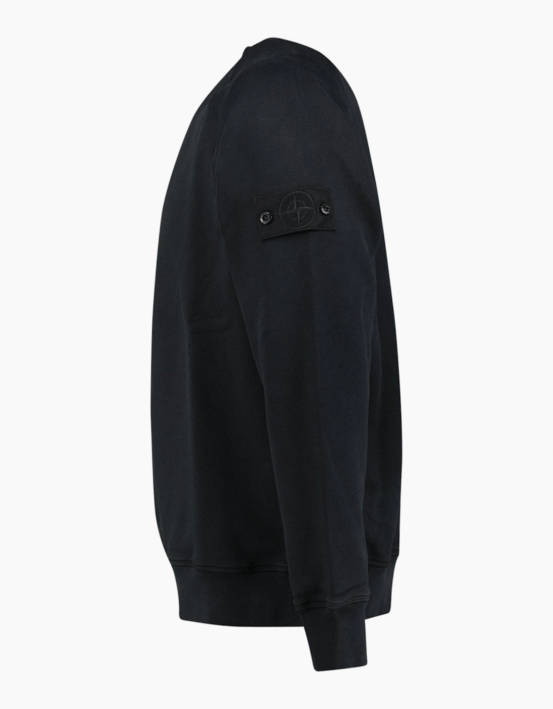 Stone Island Heavy Organic Cotton Ghost Sweatshirt Black