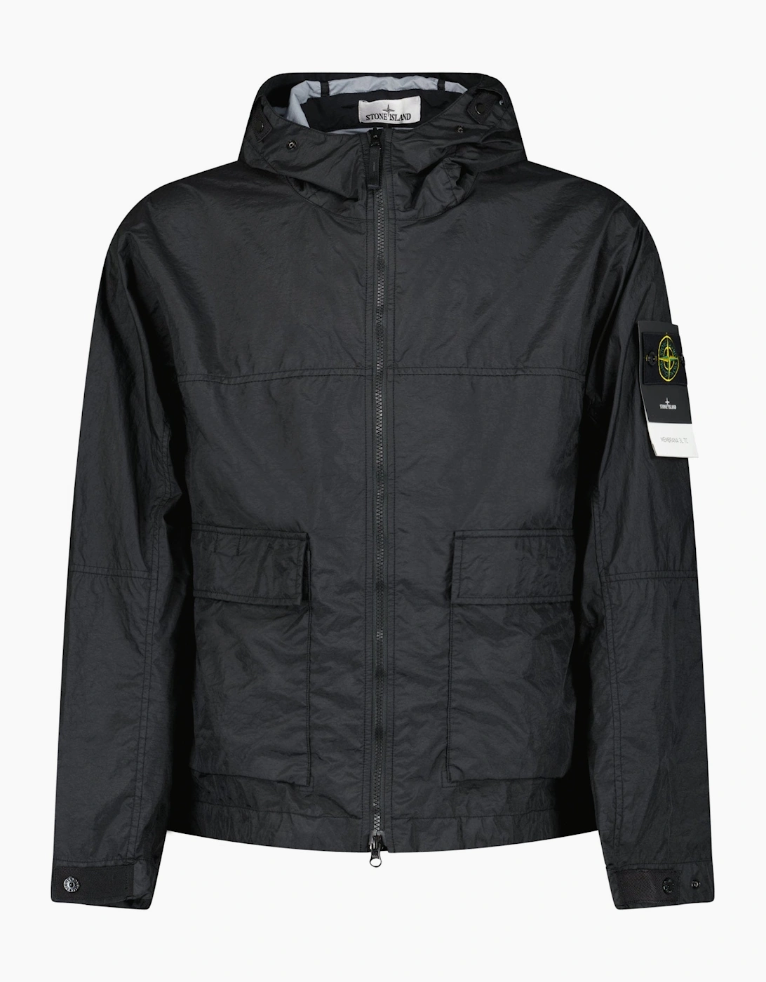 Stone Island Membrana 3L TC Hooded Jacket Black