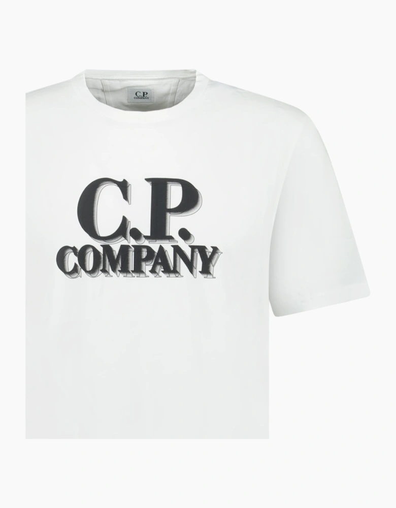 CP Company Spray Print T-Shirt White