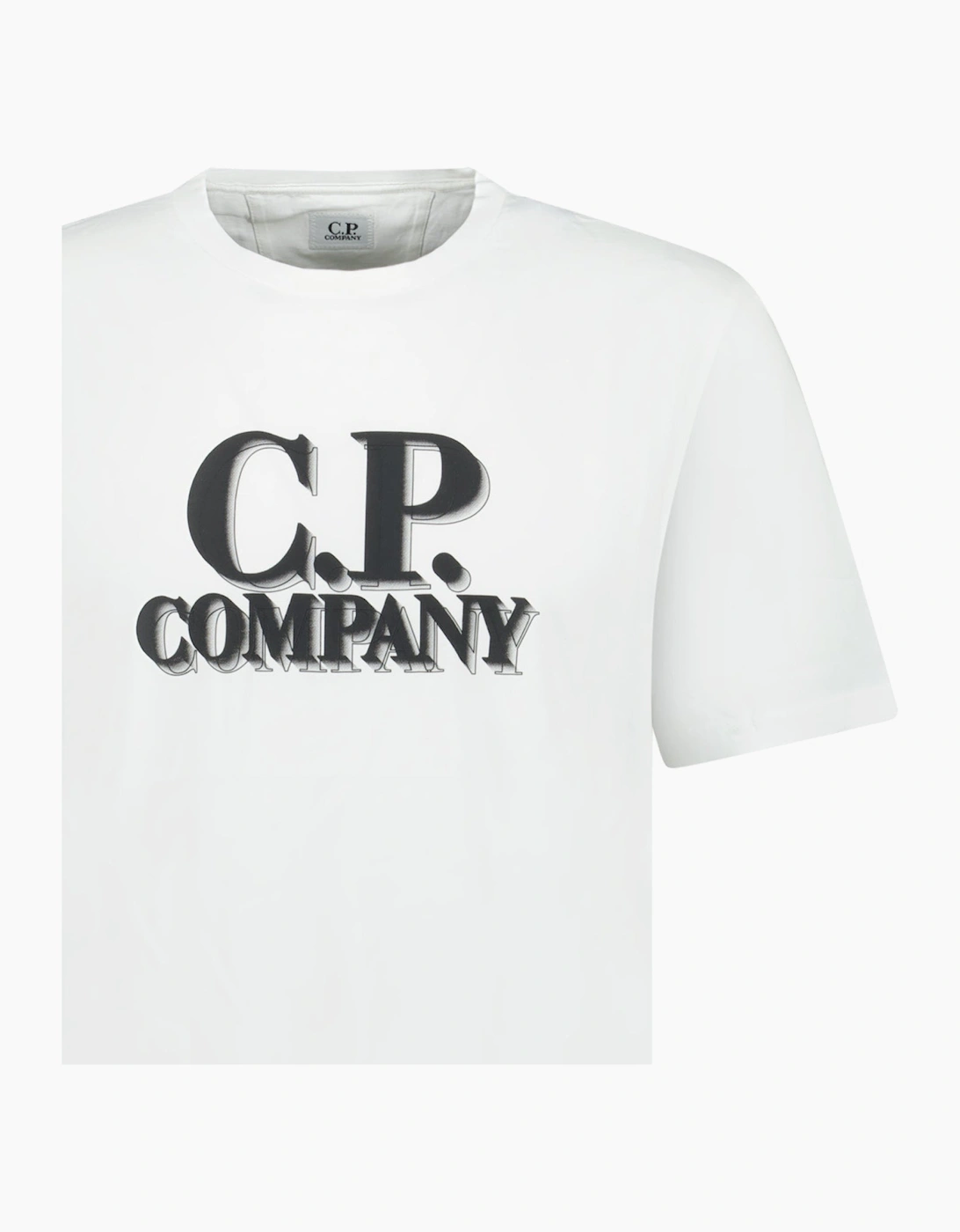 CP Company Spray Print T-Shirt White
