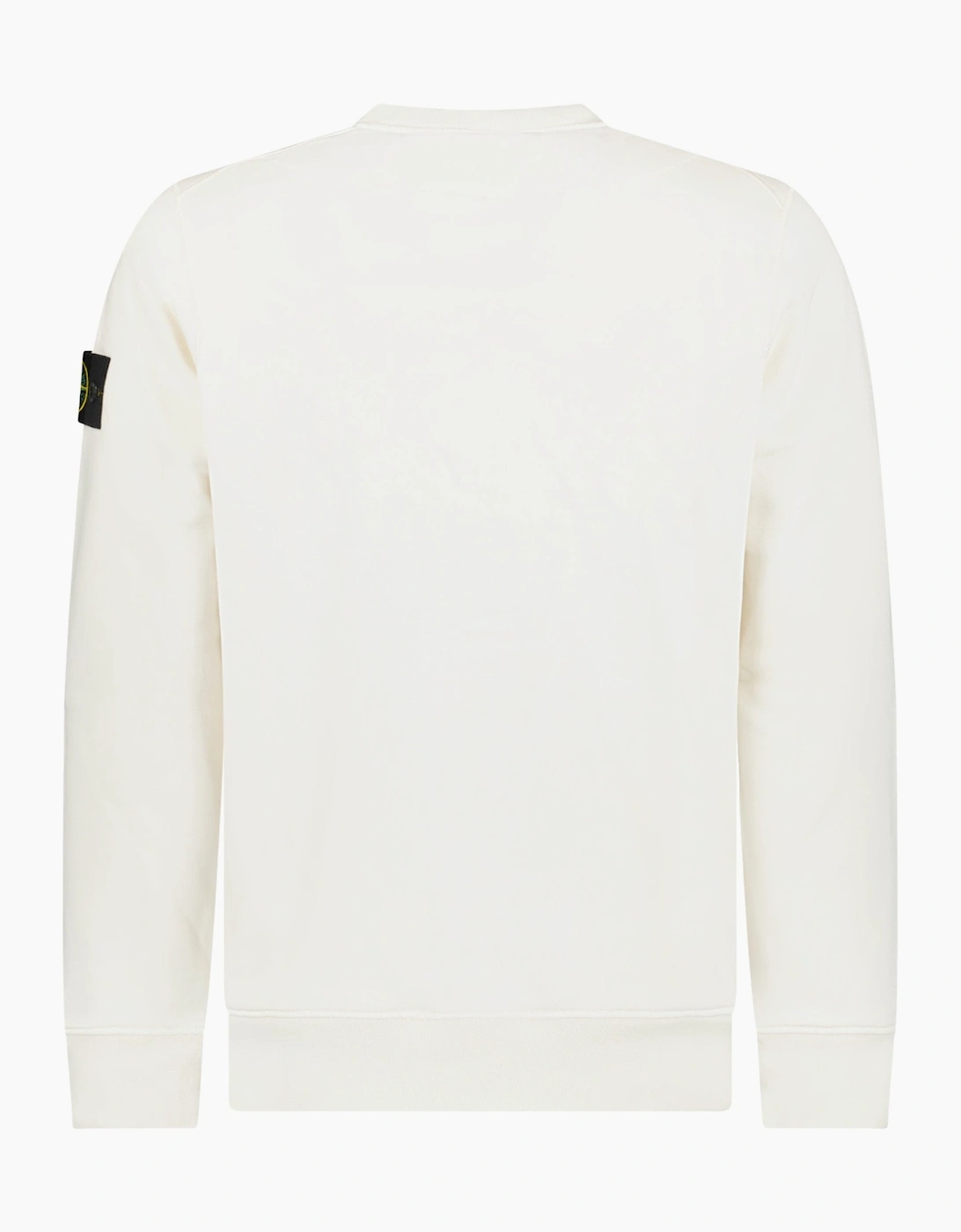 Stone Island Organic Cotton Sweatshirt Ivory