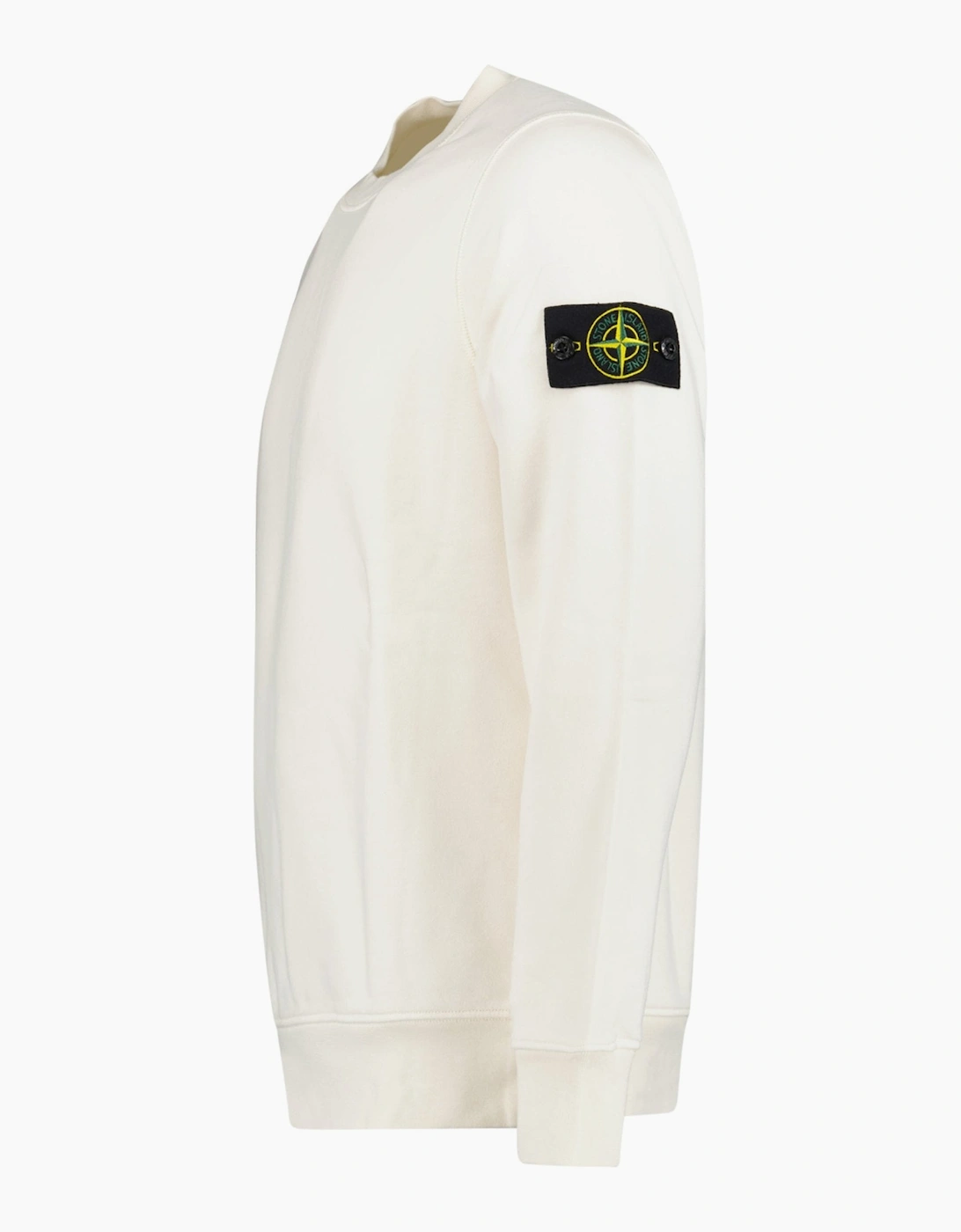 Stone Island Organic Cotton Sweatshirt Ivory