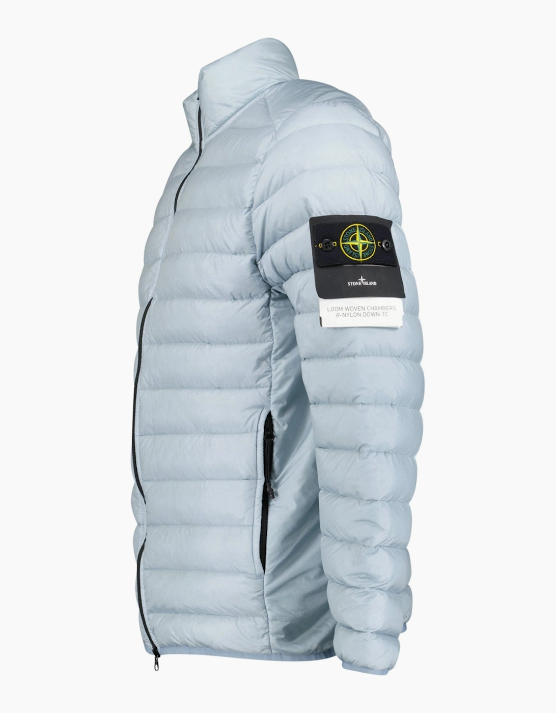 Stone Island Loom Woven Chambers R-Nylon Down Jacket Sky Blue