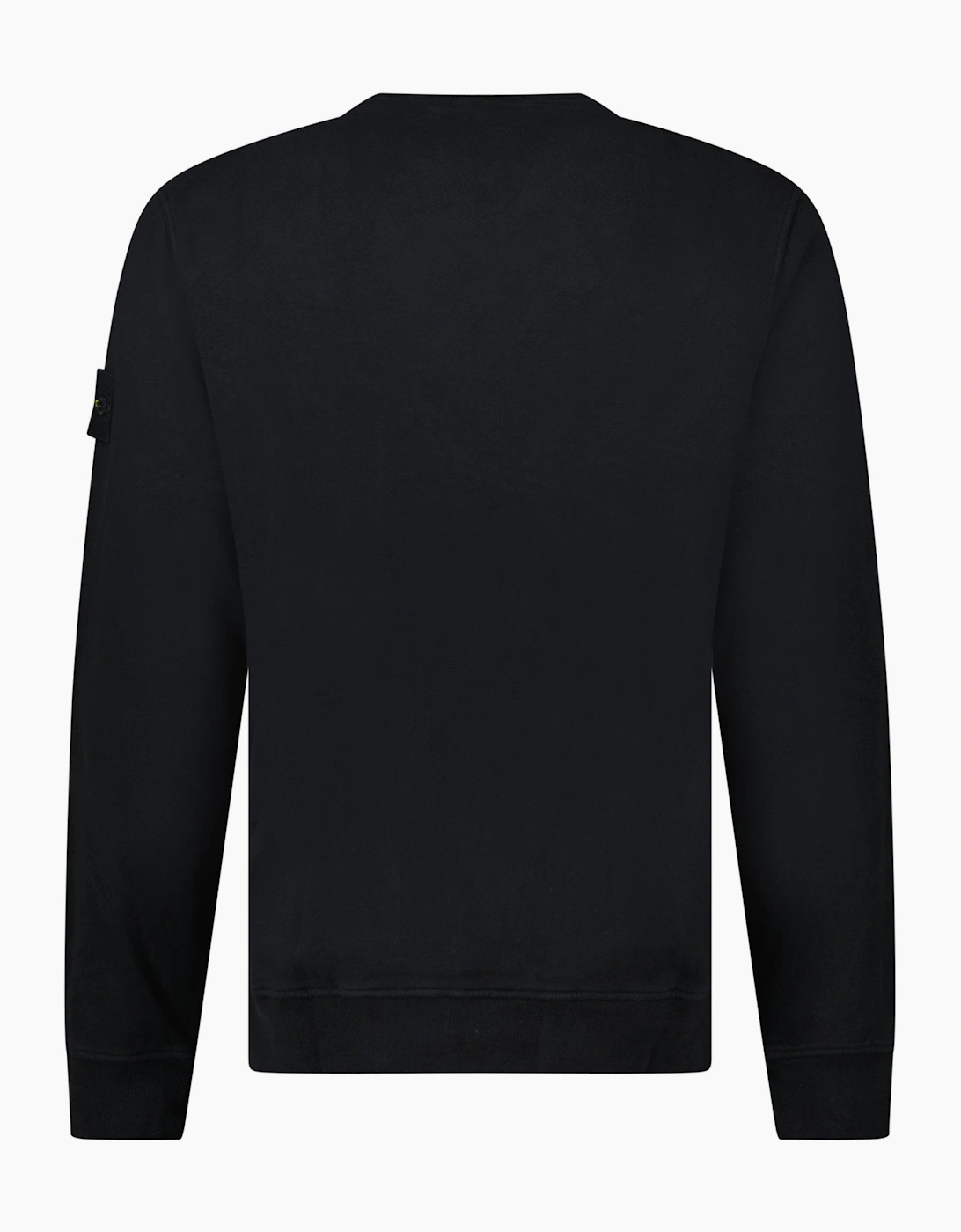 Stone Island Brushed Organic Cotton Sweatshirt Black