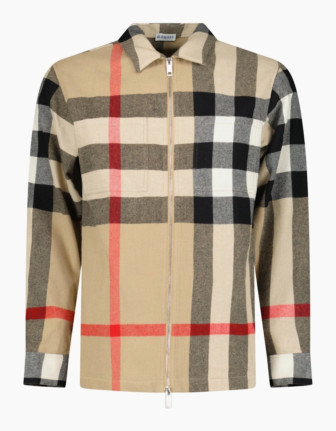 Burberry Clifden Check Overshirt in Archive Beige