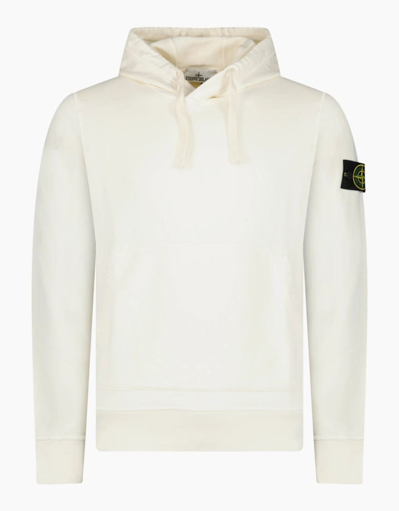 Stone Island Organic Cotton Hoodie Ivory