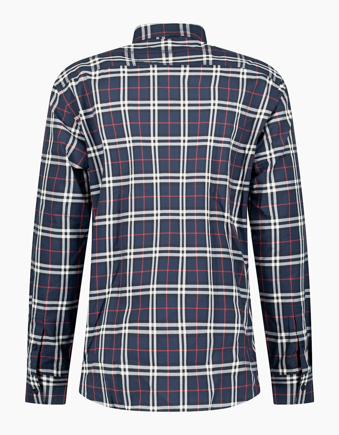 Burberry 'Simson' Check Shirt Navy Blue