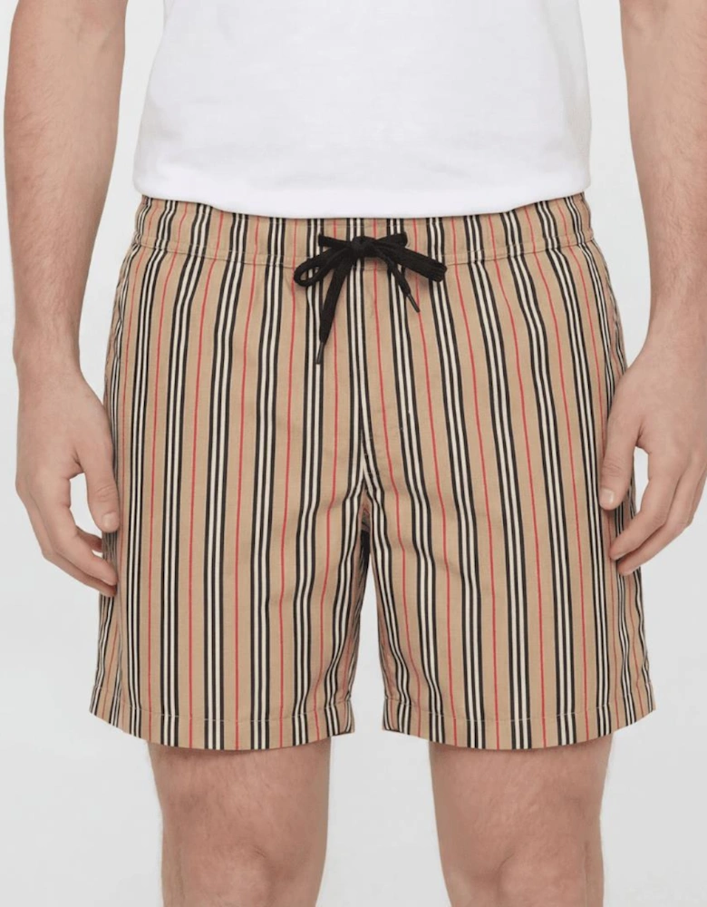 Burberry 'Martin' Signature Check Swim Shorts Archive Beige