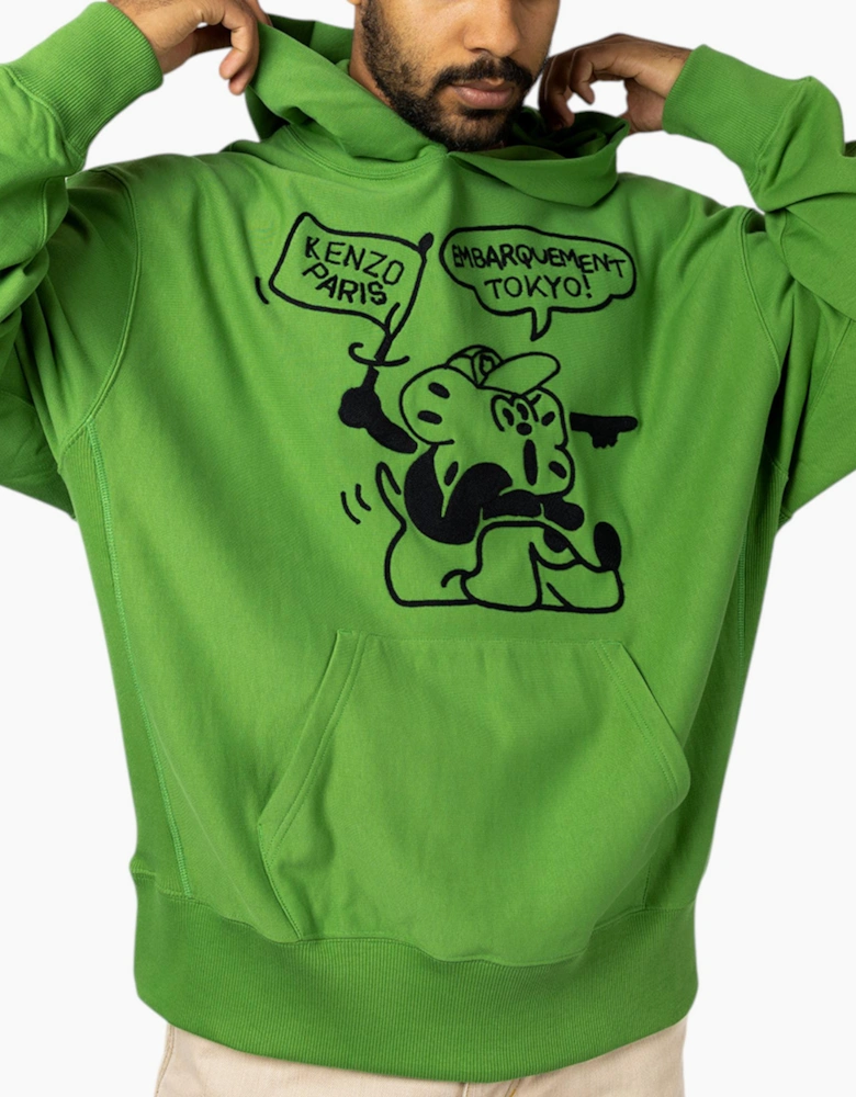 Kenzo Paris Mens Hoodie Boke Boy Travels Pullover Oversized Hoodie