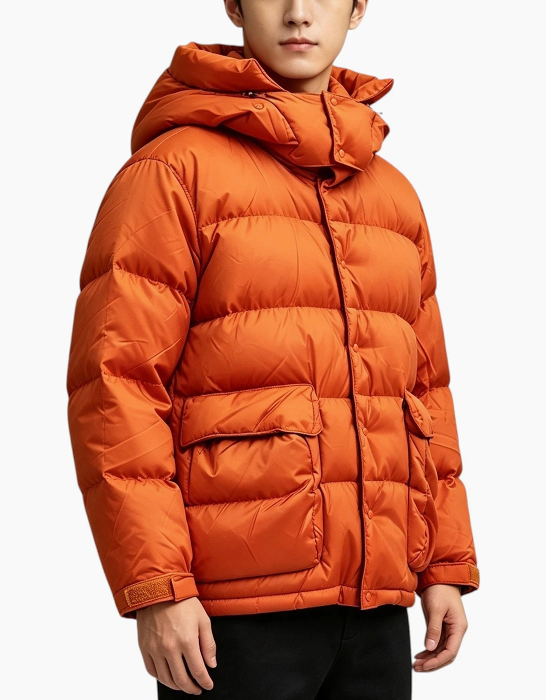Daiwa Pier39 Mens Jacket Tech Backpacker Down Parka Orange