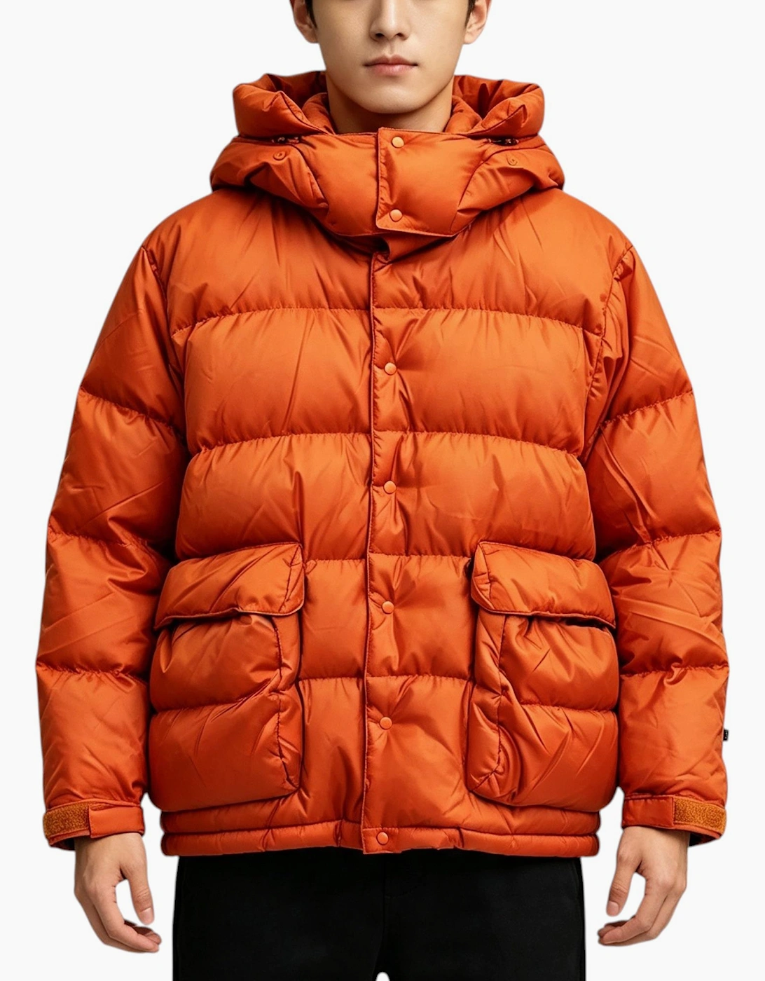 Daiwa Pier39 Mens Jacket Tech Backpacker Down Parka Orange