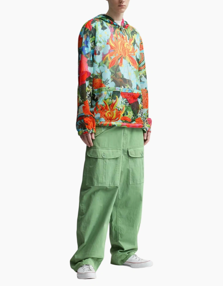 Sky High Farm Cargo Pant Mens Jogging Bottoms Straight Fit Green