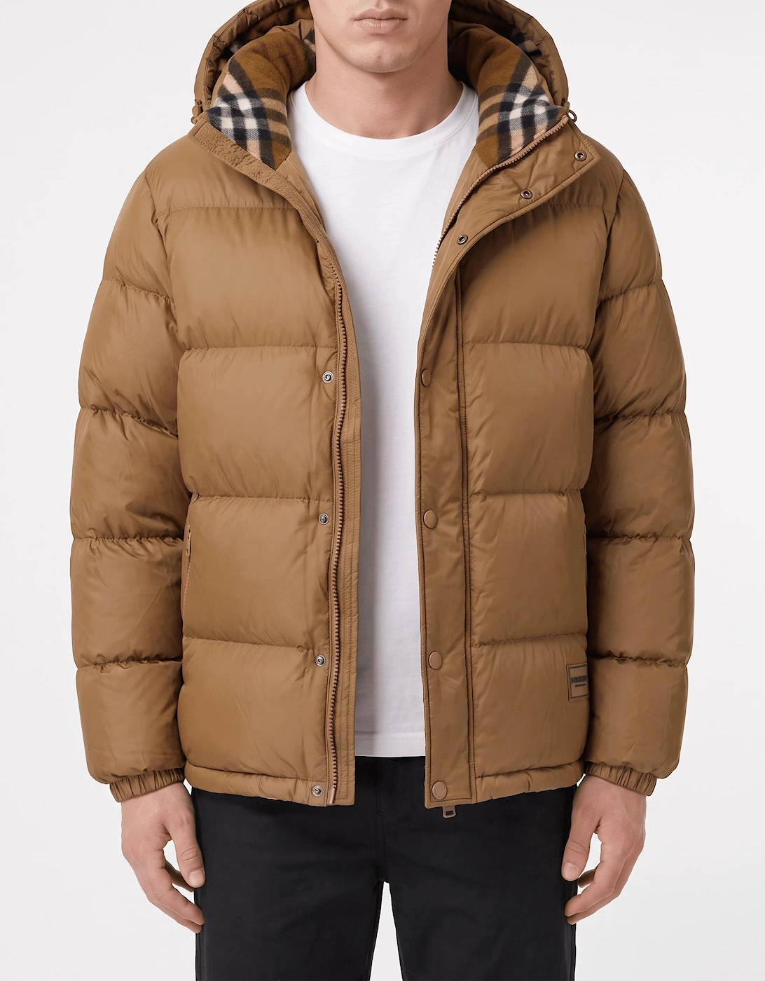 Burberry Halsby Puffer Down Jacket Brown