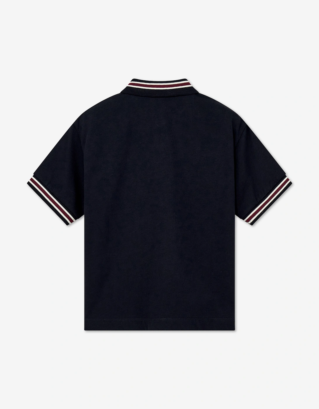 Emporio Armani Boys Logo Polo Shirt in Navy