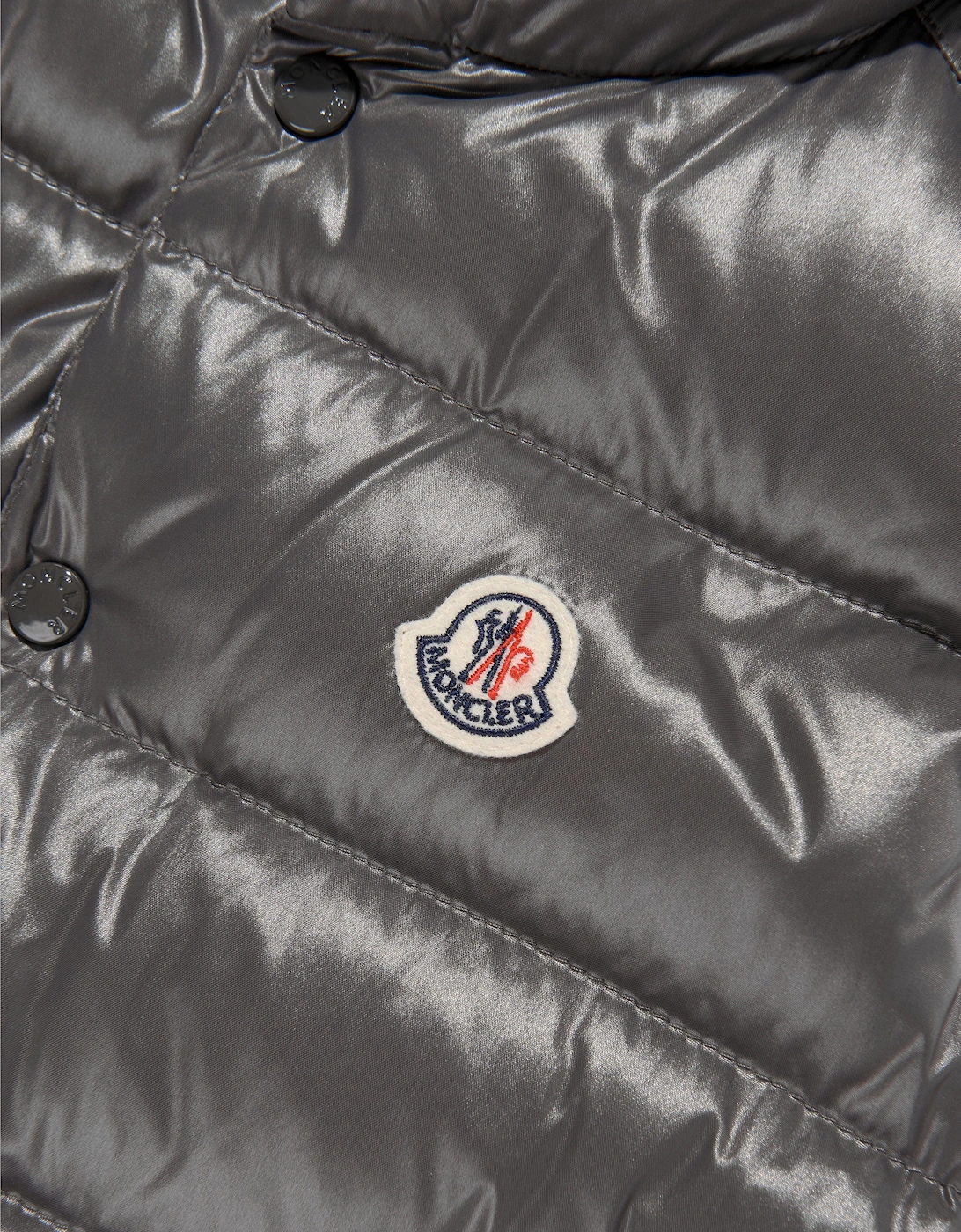 Moncler Enfant Boys Down Padded Tib Gilet in Grey