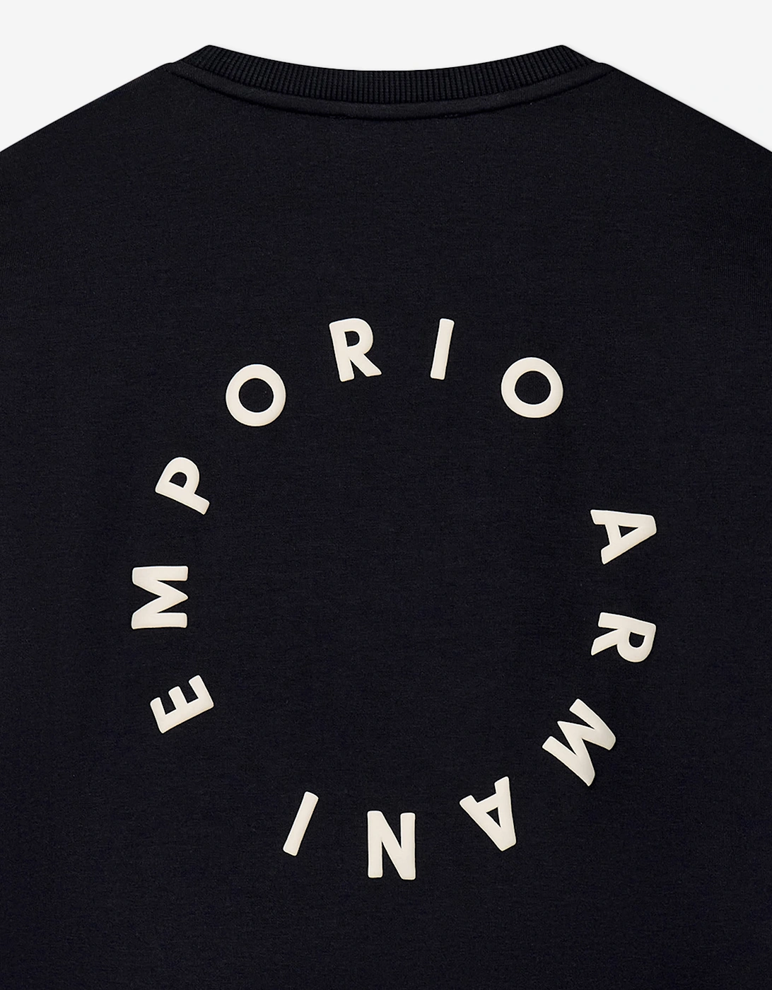 Emporio Armani Boys Logo Sweatshirt in Navy