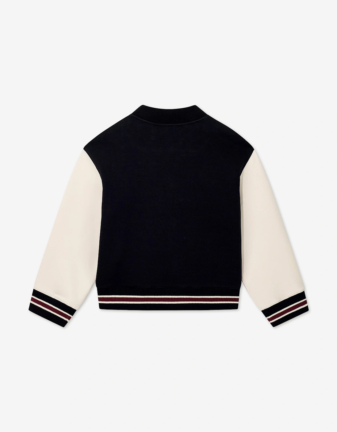 Emporio Armani Boys Logo Bomber Jacket in Navy