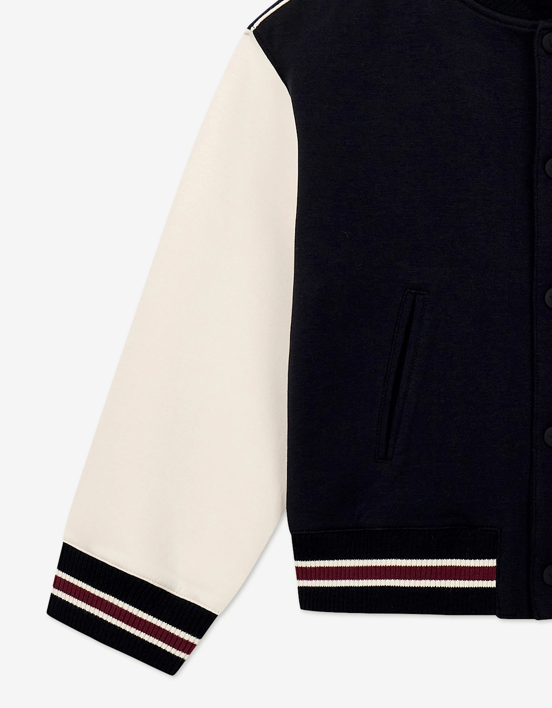 Emporio Armani Boys Logo Bomber Jacket in Navy