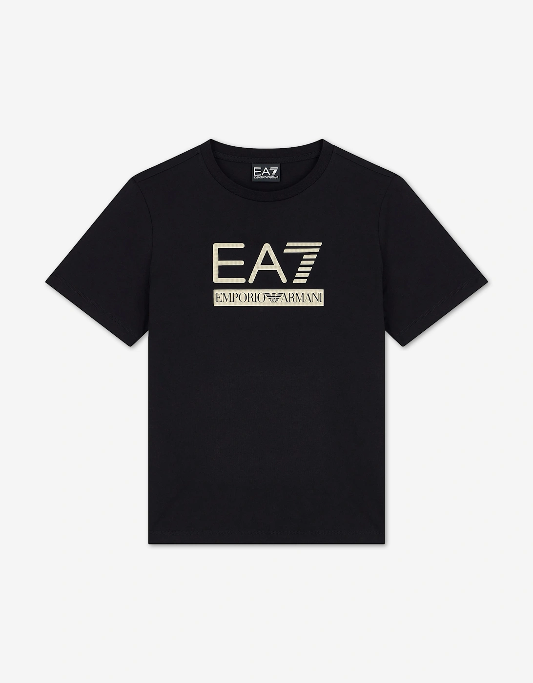 EA7 Emporio Armani Boys Train Visibility T-Shirt in Black