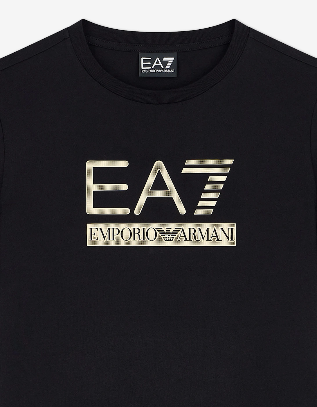 EA7 Emporio Armani Boys Train Visibility T-Shirt in Black