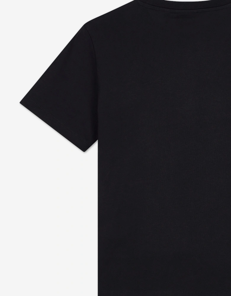 EA7 Emporio Armani Boys Train Visibility T-Shirt in Black