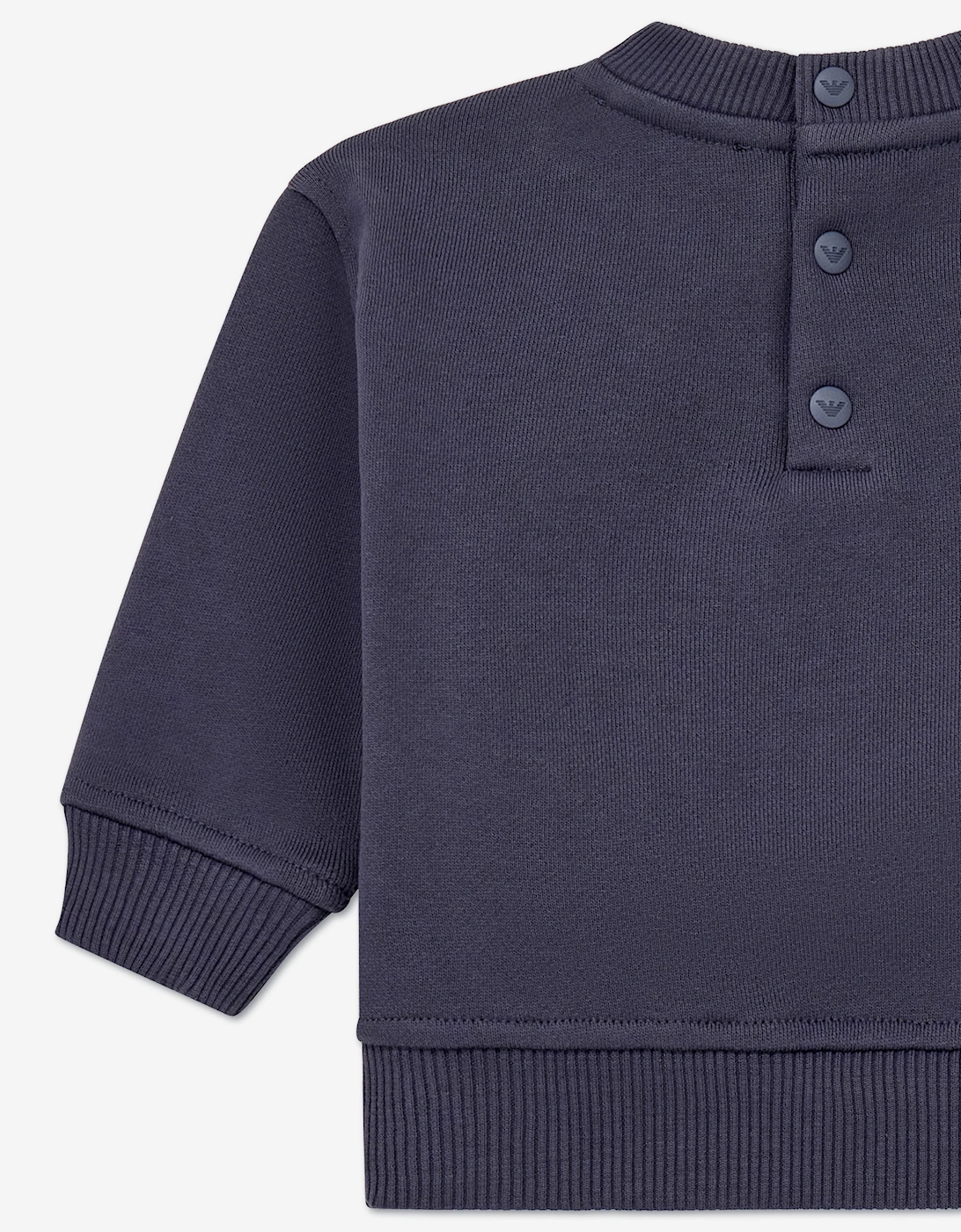 Emporio Armani Baby Boys Logo Sweatshirt in Navy