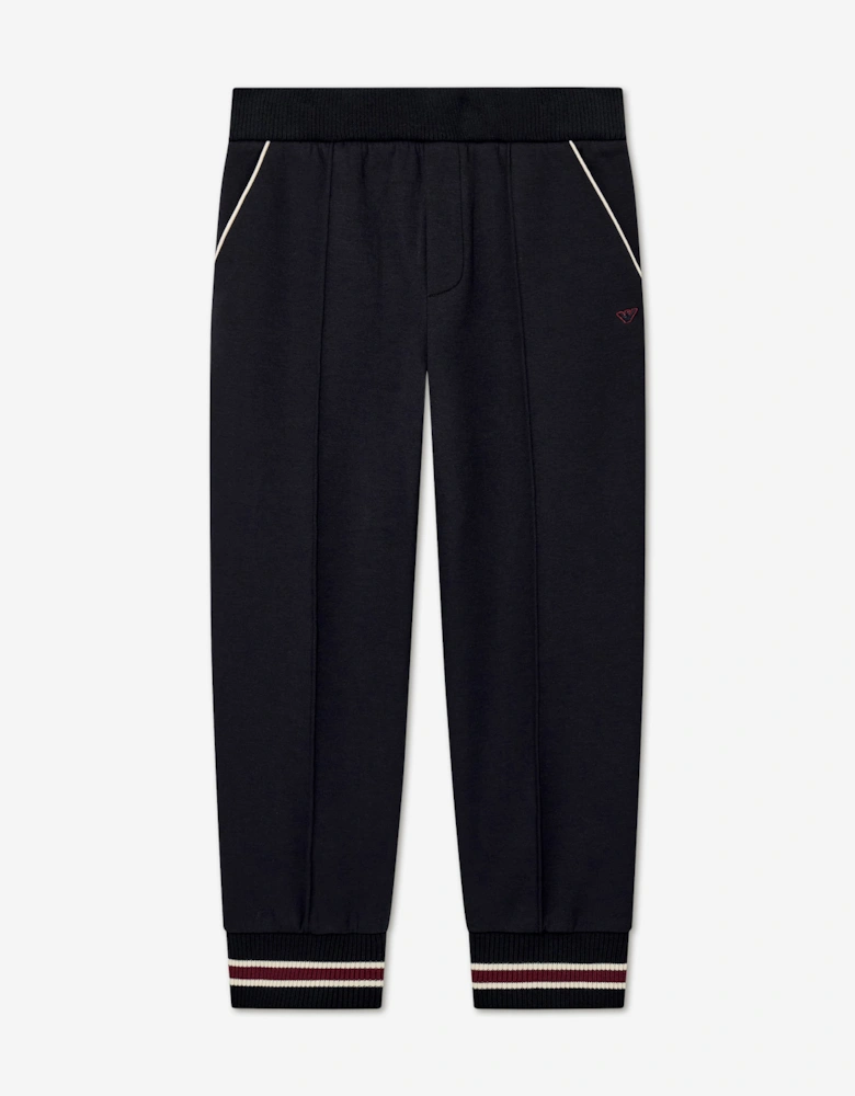 Emporio Armani Boys Logo Joggers in Navy
