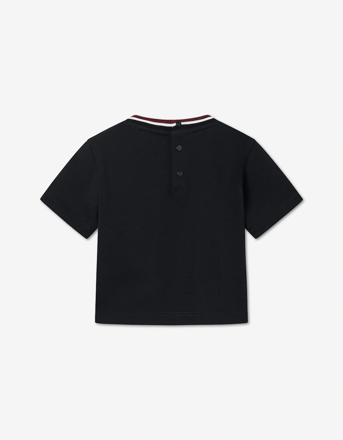 Emporio Armani Baby Boys Logo T-Shirt in Navy