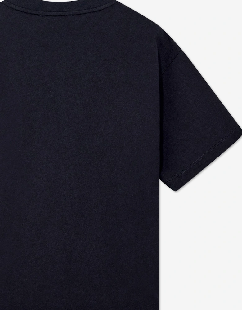 Emporio Armani Boys Logo T-Shirt in Navy