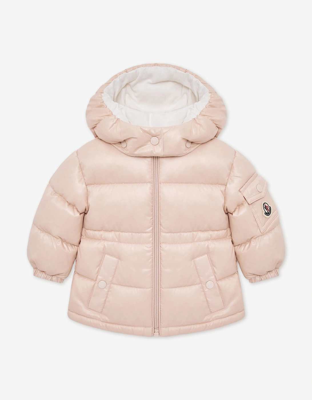 Moncler Enfant Baby Girls Down Padded Maire Jacket in Pink