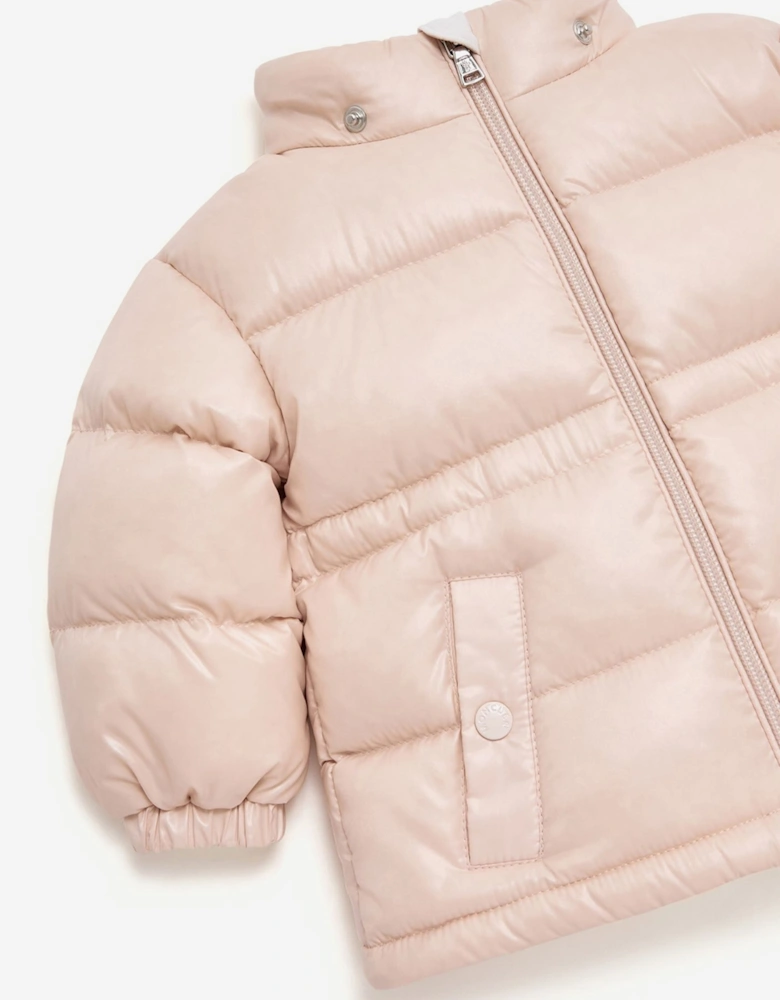 Moncler Enfant Baby Girls Down Padded Maire Jacket in Pink