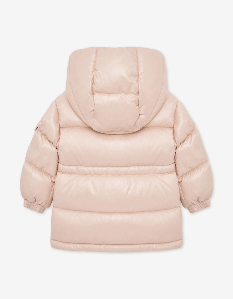 Moncler Enfant Baby Girls Down Padded Maire Jacket in Pink