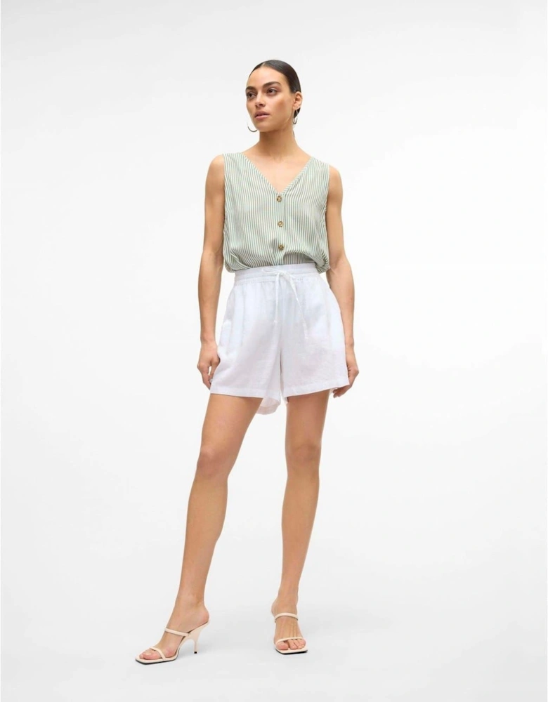 Linn Woven Bermuda Shorts with Elasticated Waistband