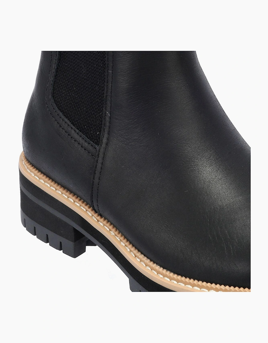 TOMS Bennet Leather Women's Black Boots
