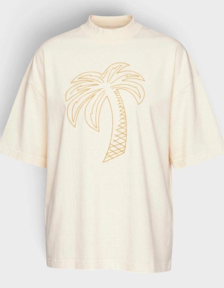 Palm Loose Tee White
