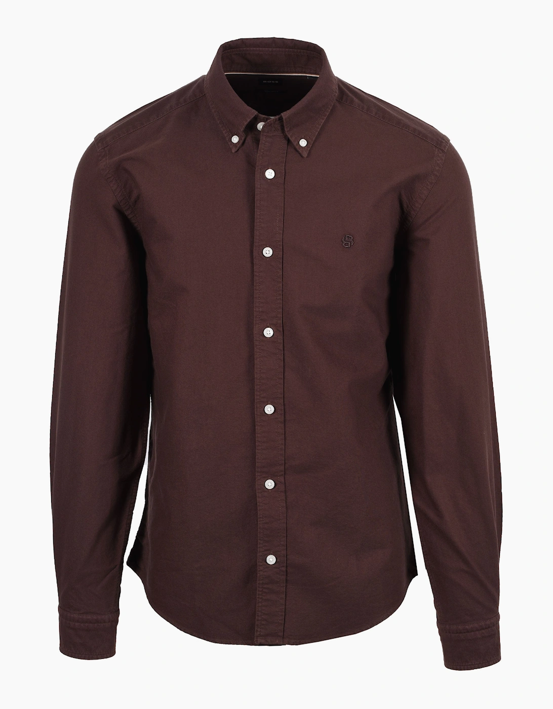Boss Black H LIAM SHIRT DARK BROWN