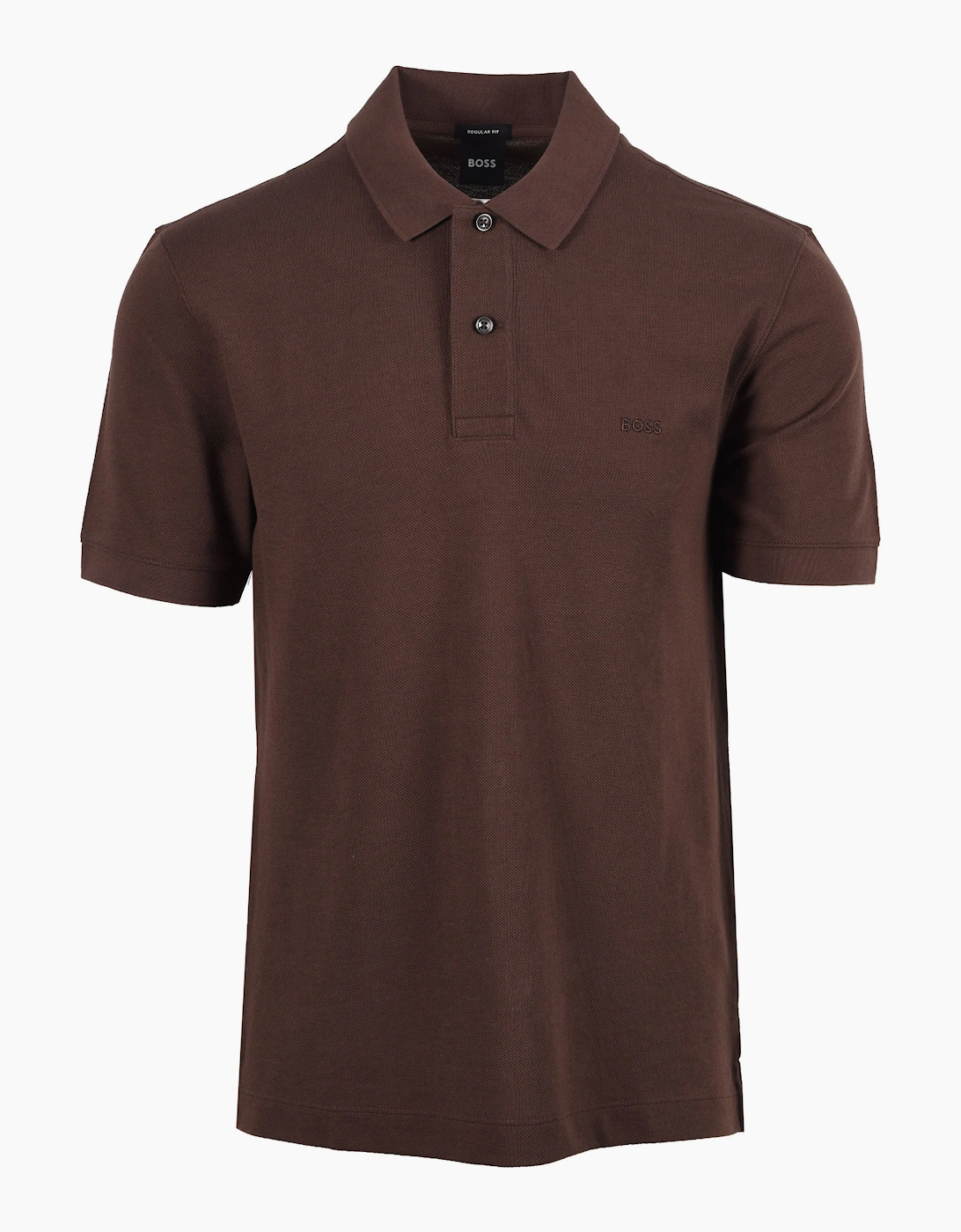 Boss Black PALLAS POLO DARK BROWN