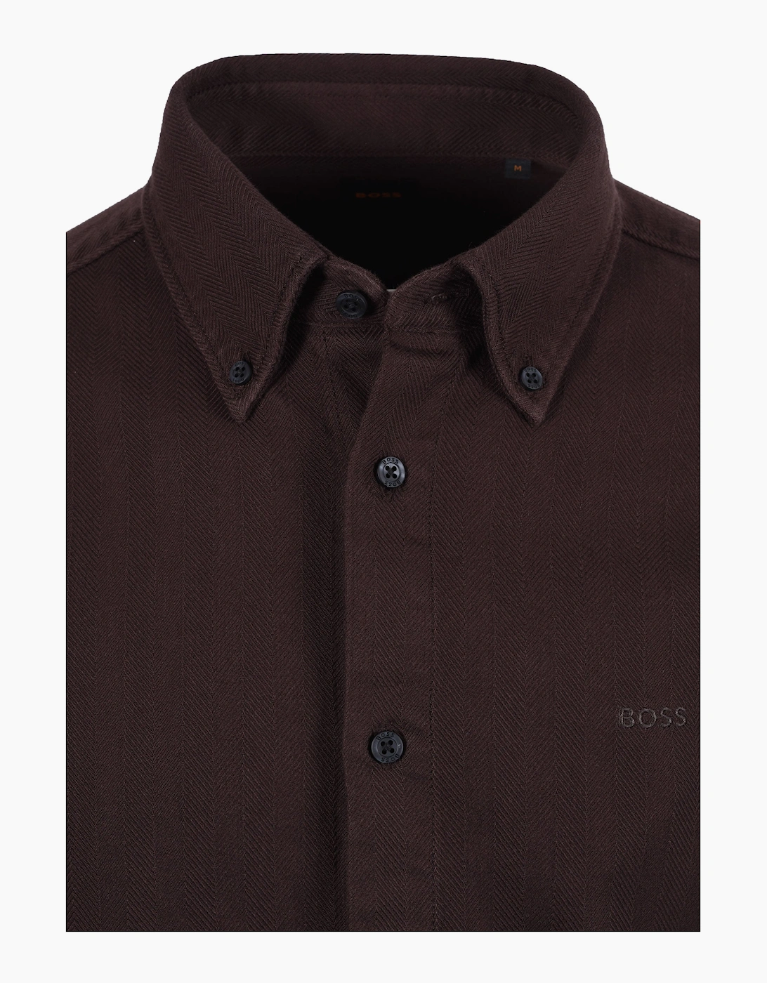 Boss Orange RICOPLUS SHIRT DARK BROWN