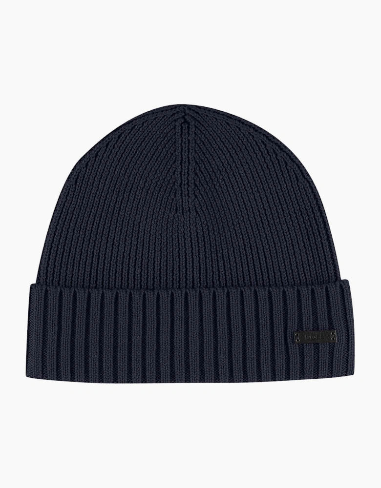 Boss Black BOSS FATI BEANIE DARK BLUE