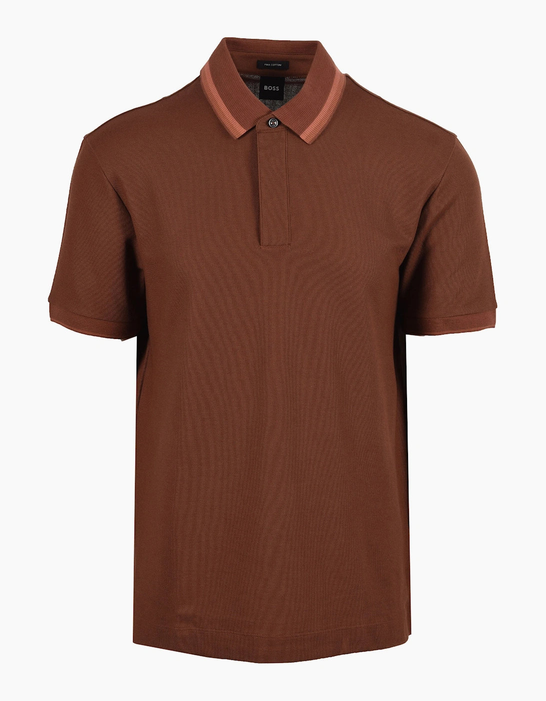 Boss Black H PARRIS POLO MEDIUM BROWN