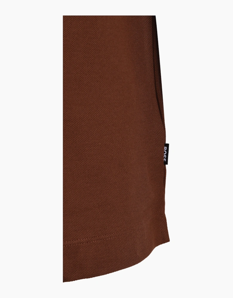 Boss Black H PARRIS POLO MEDIUM BROWN