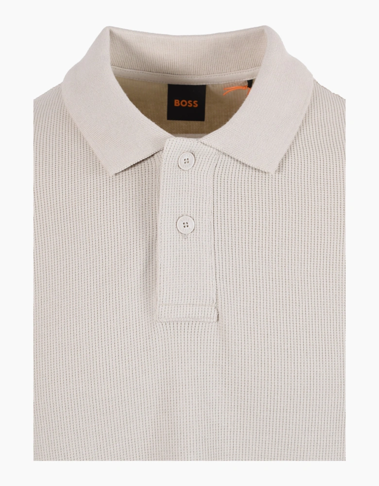 Boss Orange PETEMPESTOLONG POLO LIGHT BEIGE
