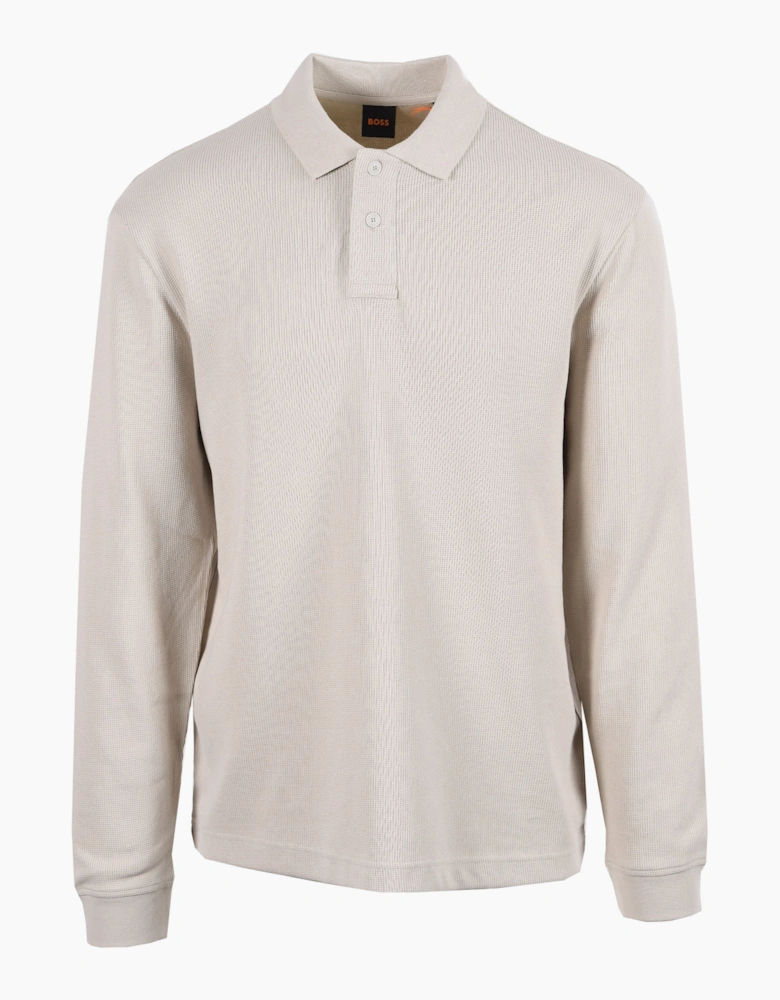 Boss Orange PETEMPESTOLONG POLO LIGHT BEIGE