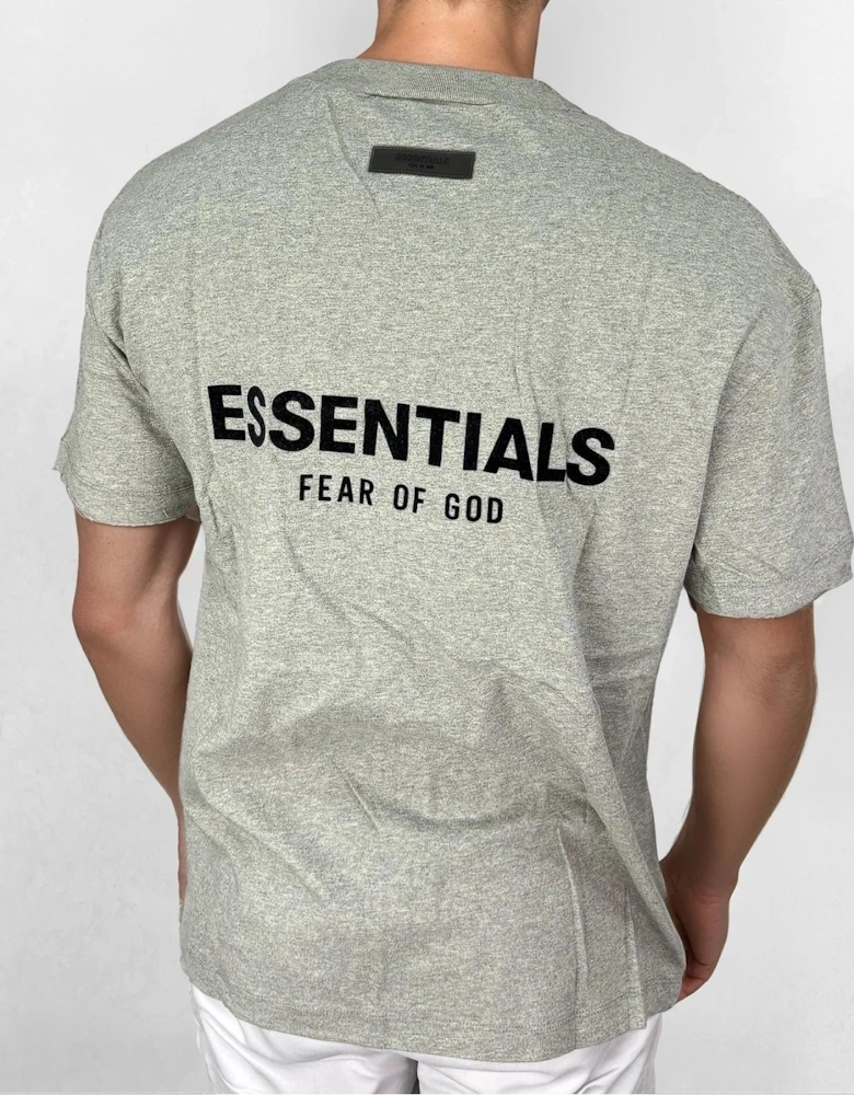 Essentials x Fear Of God T-Shirt Dark Oatmeal Grey