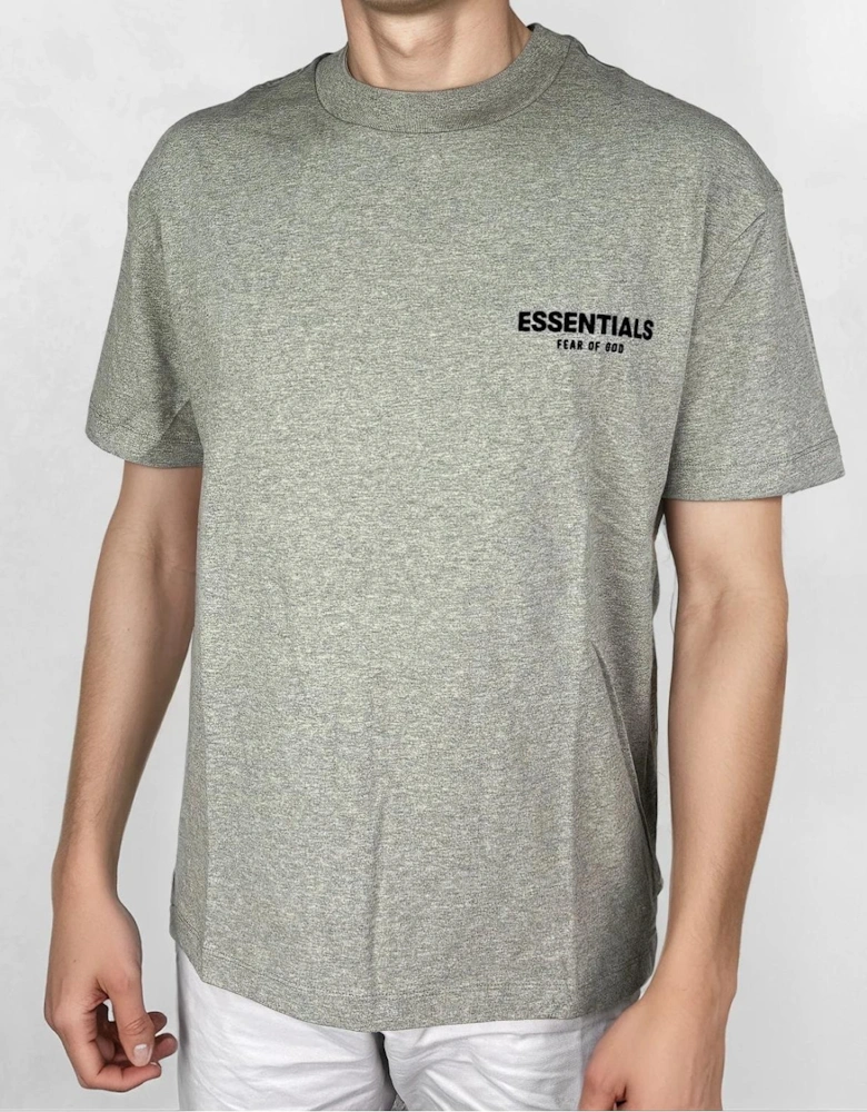 Essentials x Fear Of God T-Shirt Dark Oatmeal Grey