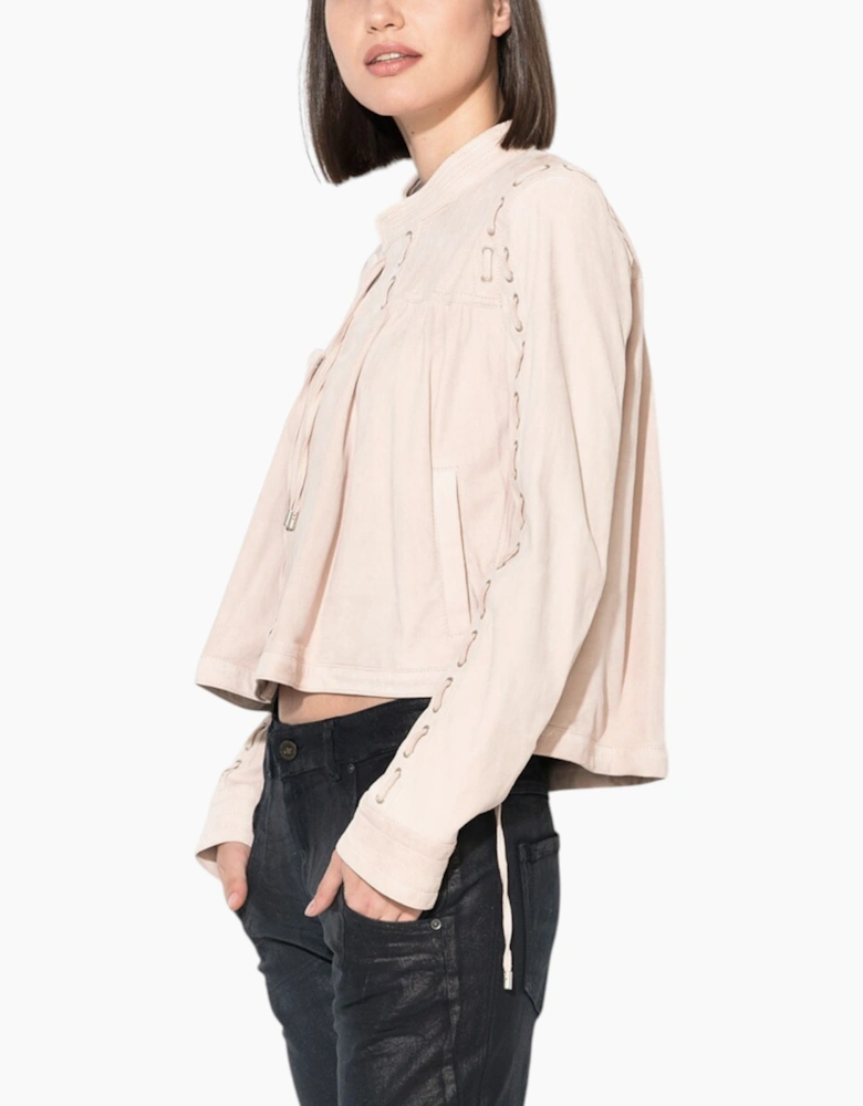 Diesel Black Gold Womens Bomber Jacket Cotton Top